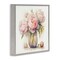 Stupell Industries Charming Pink Peonies Framed Giclee Wall Art Design by LSR Design Studio